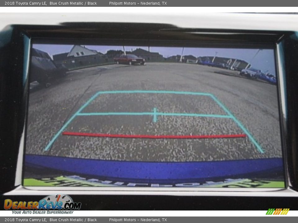 2018 Toyota Camry LE Blue Crush Metallic / Black Photo #15