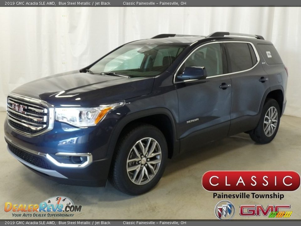 2019 GMC Acadia SLE AWD Blue Steel Metallic / Jet Black Photo #1