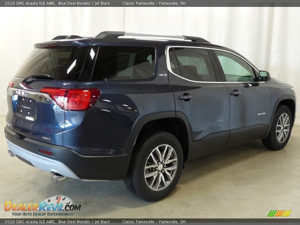 2019 GMC Acadia SLE AWD Blue Steel Metallic / Jet Black Photo #2