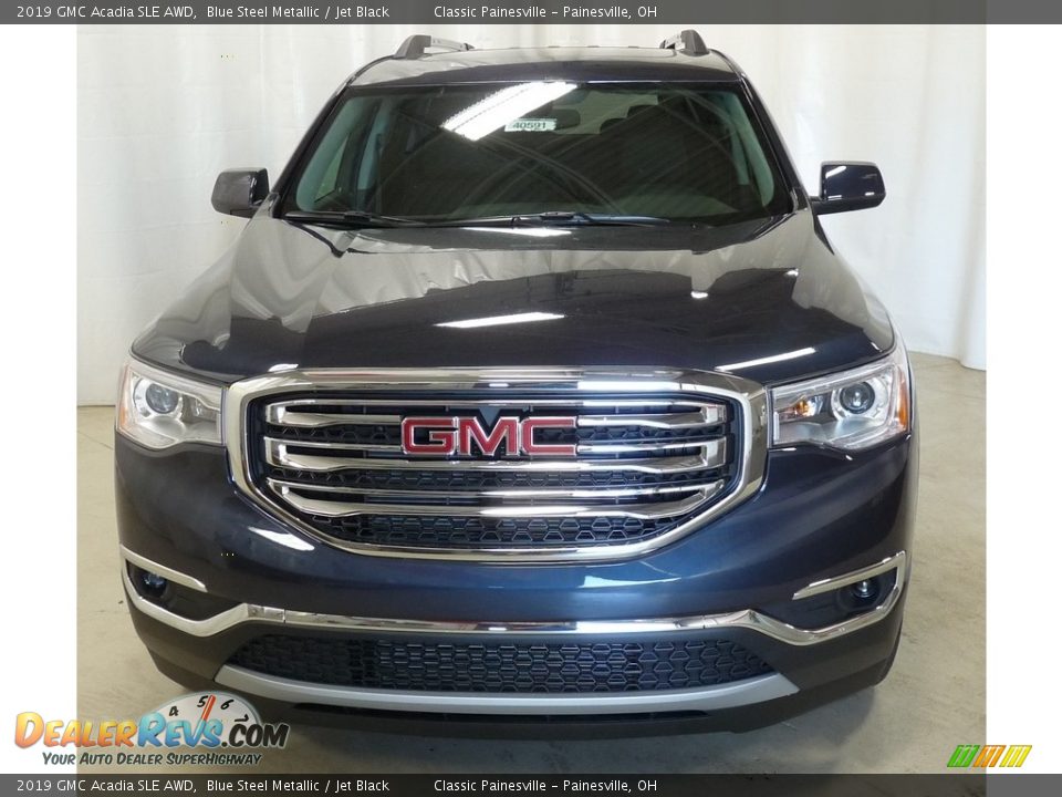 2019 GMC Acadia SLE AWD Blue Steel Metallic / Jet Black Photo #4