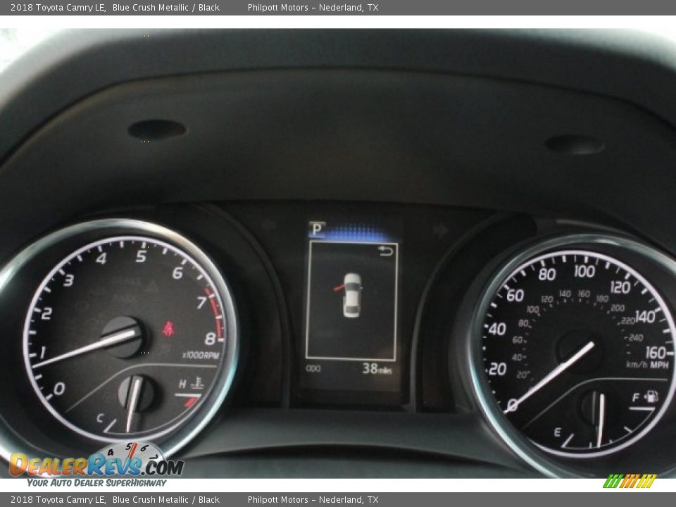 2018 Toyota Camry LE Blue Crush Metallic / Black Photo #20