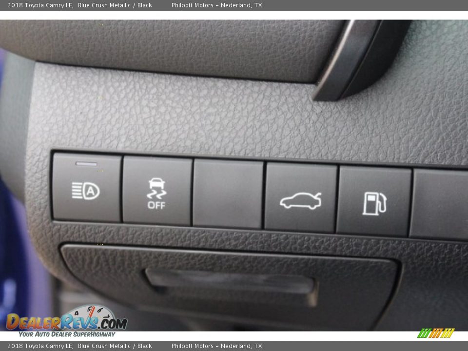 2018 Toyota Camry LE Blue Crush Metallic / Black Photo #21