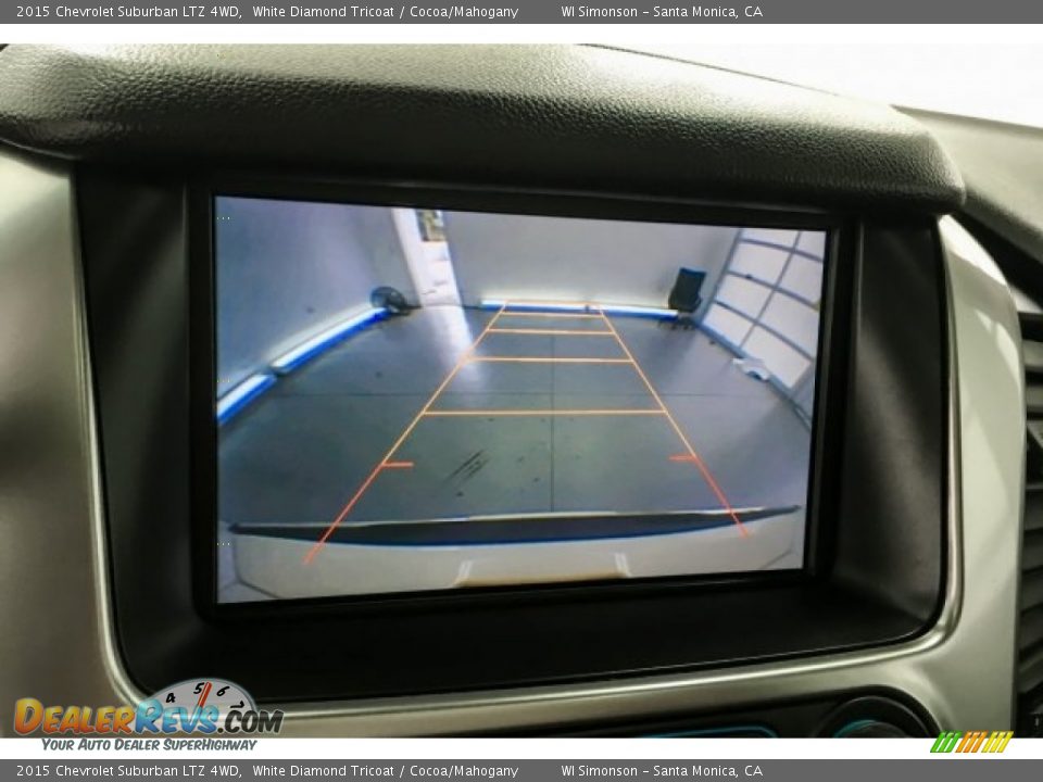 2015 Chevrolet Suburban LTZ 4WD White Diamond Tricoat / Cocoa/Mahogany Photo #22