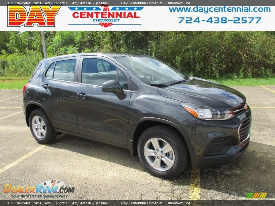 2019 Chevrolet Trax LS AWD Nightfall Gray Metallic / Jet Black Photo #1