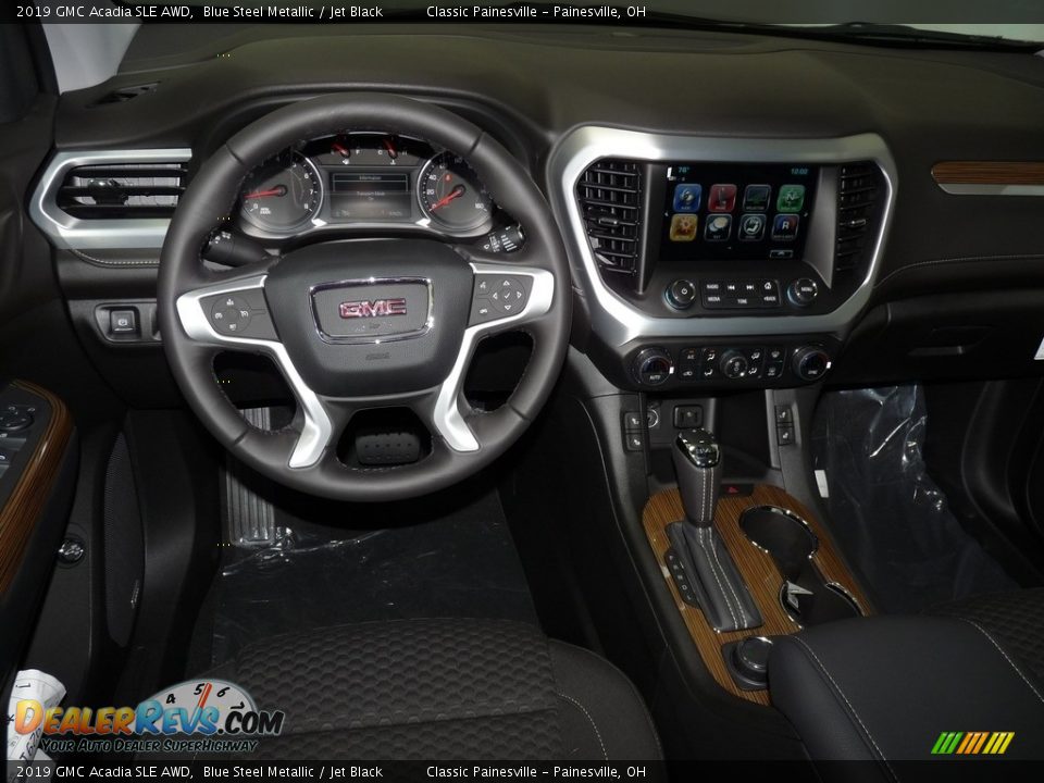 2019 GMC Acadia SLE AWD Blue Steel Metallic / Jet Black Photo #10