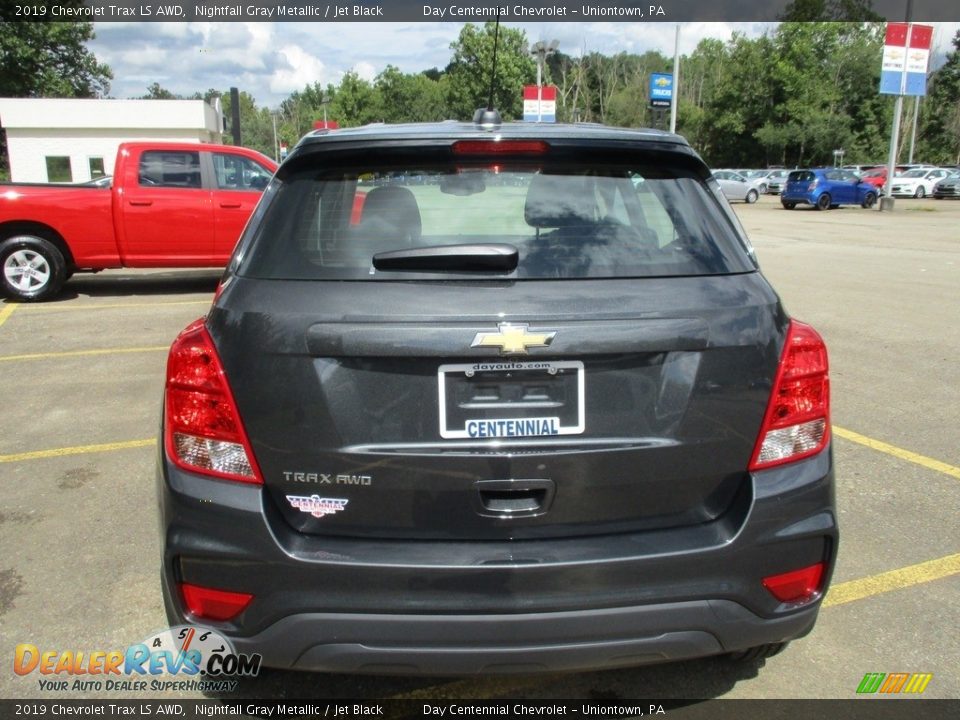 2019 Chevrolet Trax LS AWD Nightfall Gray Metallic / Jet Black Photo #3