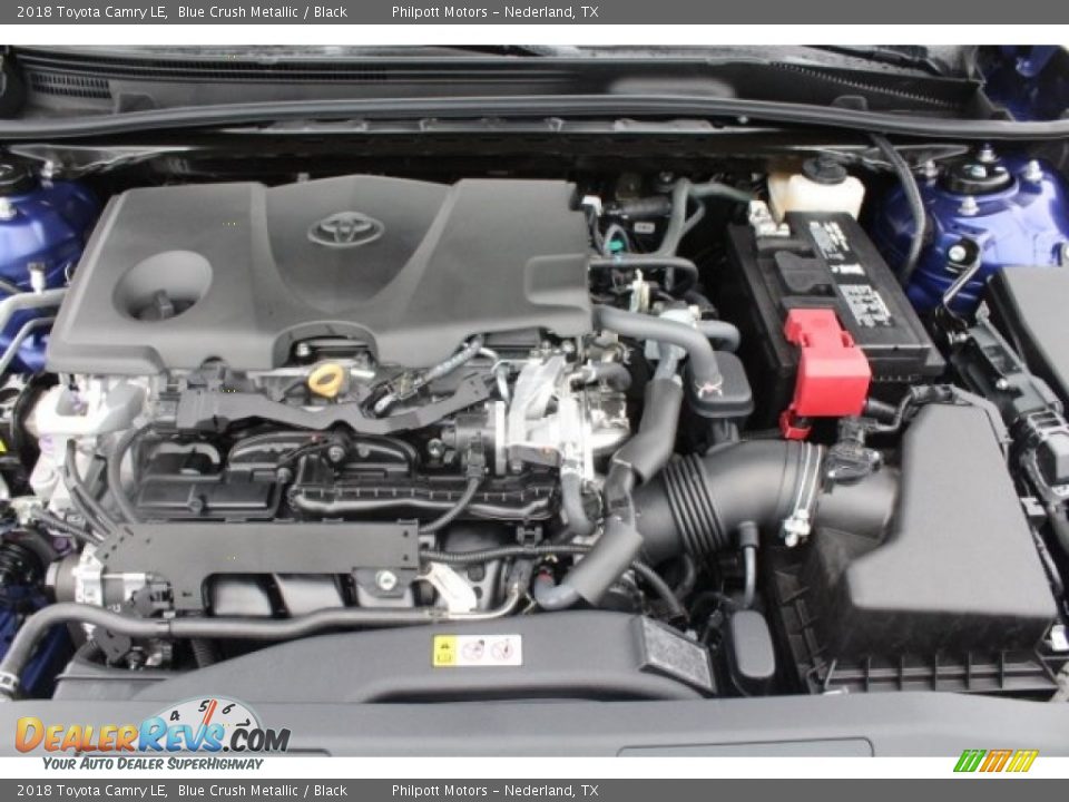2018 Toyota Camry LE Blue Crush Metallic / Black Photo #32