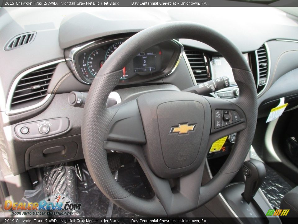 2019 Chevrolet Trax LS AWD Nightfall Gray Metallic / Jet Black Photo #8