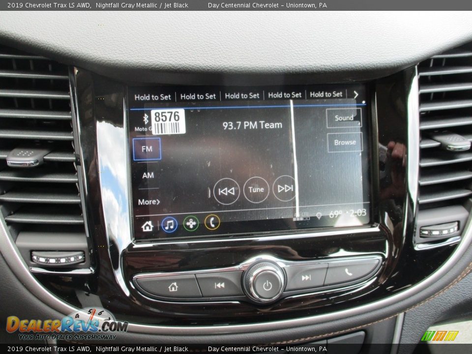 2019 Chevrolet Trax LS AWD Nightfall Gray Metallic / Jet Black Photo #10