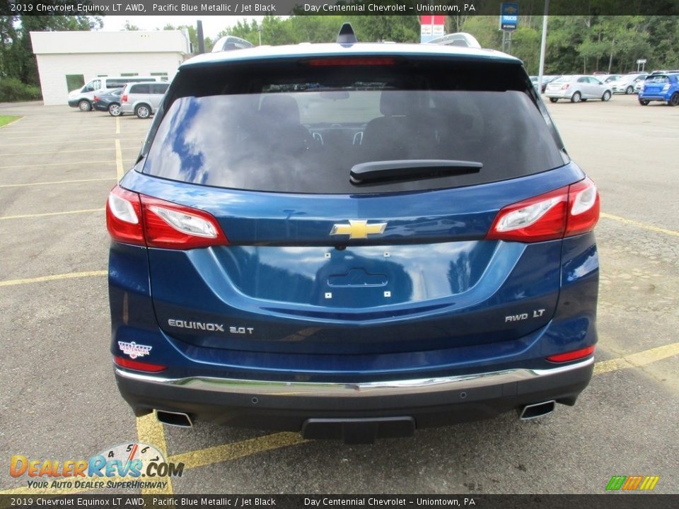 2019 Chevrolet Equinox LT AWD Pacific Blue Metallic / Jet Black Photo #3
