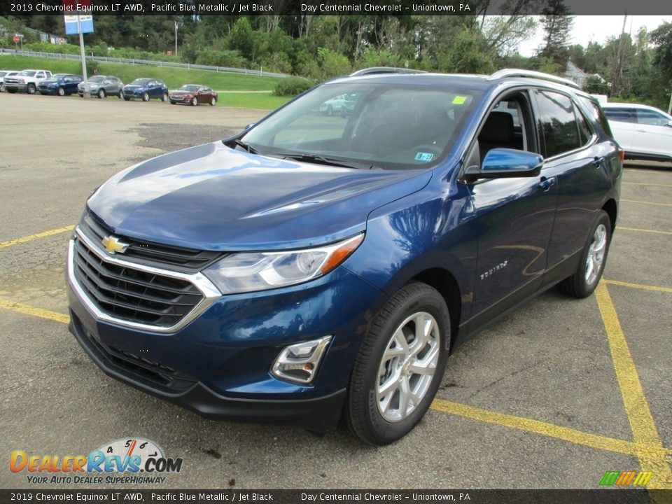 2019 Chevrolet Equinox LT AWD Pacific Blue Metallic / Jet Black Photo #4