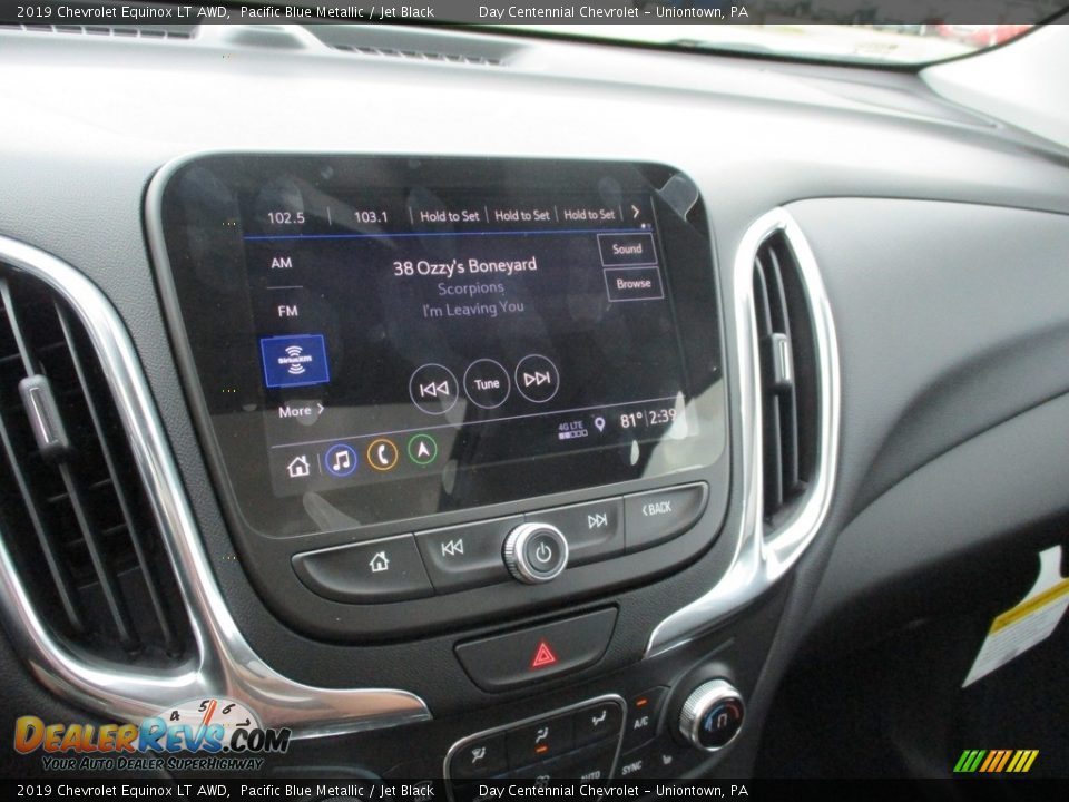 2019 Chevrolet Equinox LT AWD Pacific Blue Metallic / Jet Black Photo #11