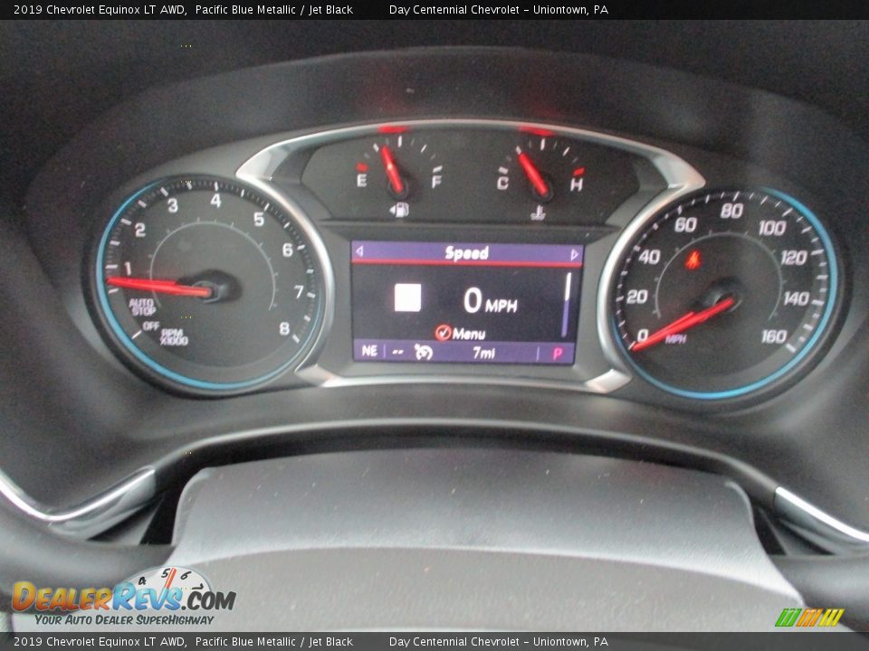 2019 Chevrolet Equinox LT AWD Pacific Blue Metallic / Jet Black Photo #15