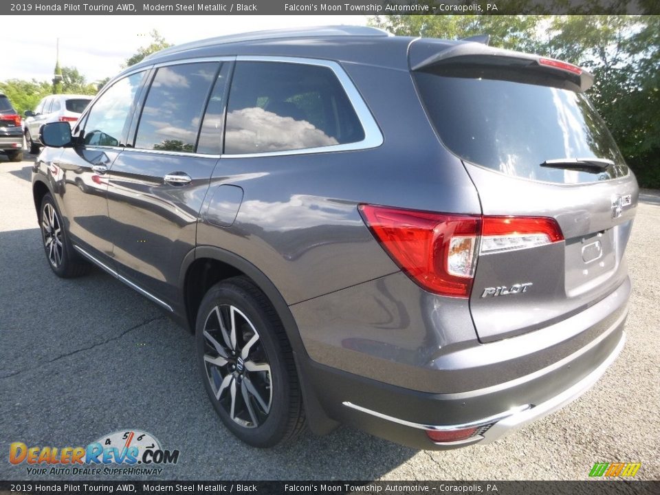 2019 Honda Pilot Touring AWD Modern Steel Metallic / Black Photo #2