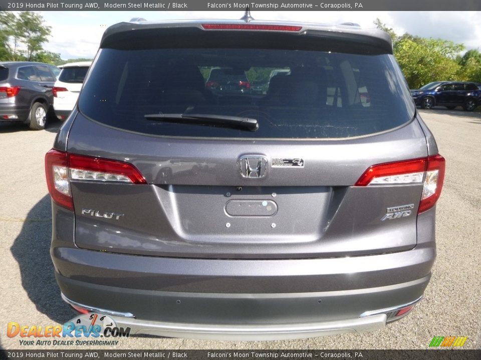 2019 Honda Pilot Touring AWD Modern Steel Metallic / Black Photo #3