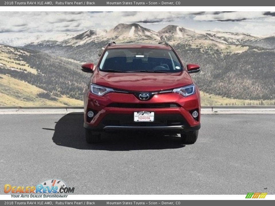 2018 Toyota RAV4 XLE AWD Ruby Flare Pearl / Black Photo #2