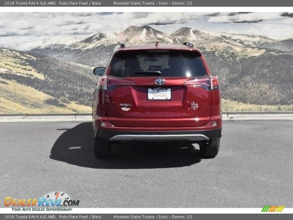 2018 Toyota RAV4 XLE AWD Ruby Flare Pearl / Black Photo #4