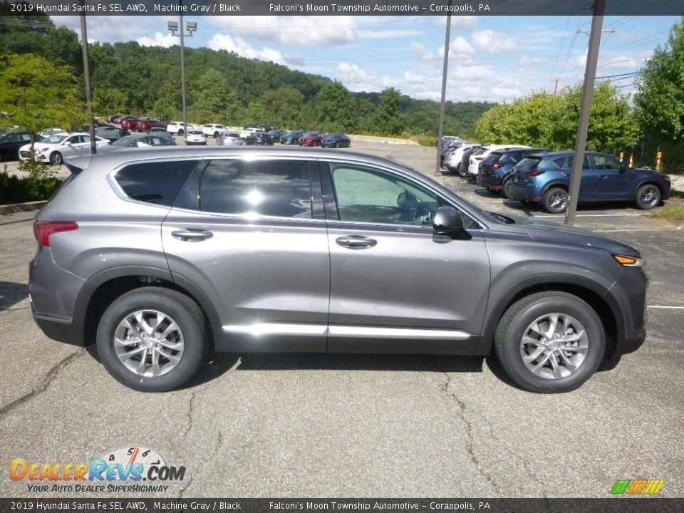 2019 Hyundai Santa Fe SEL AWD Machine Gray / Black Photo #1