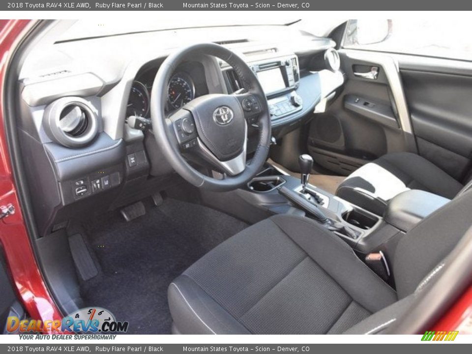 2018 Toyota RAV4 XLE AWD Ruby Flare Pearl / Black Photo #5