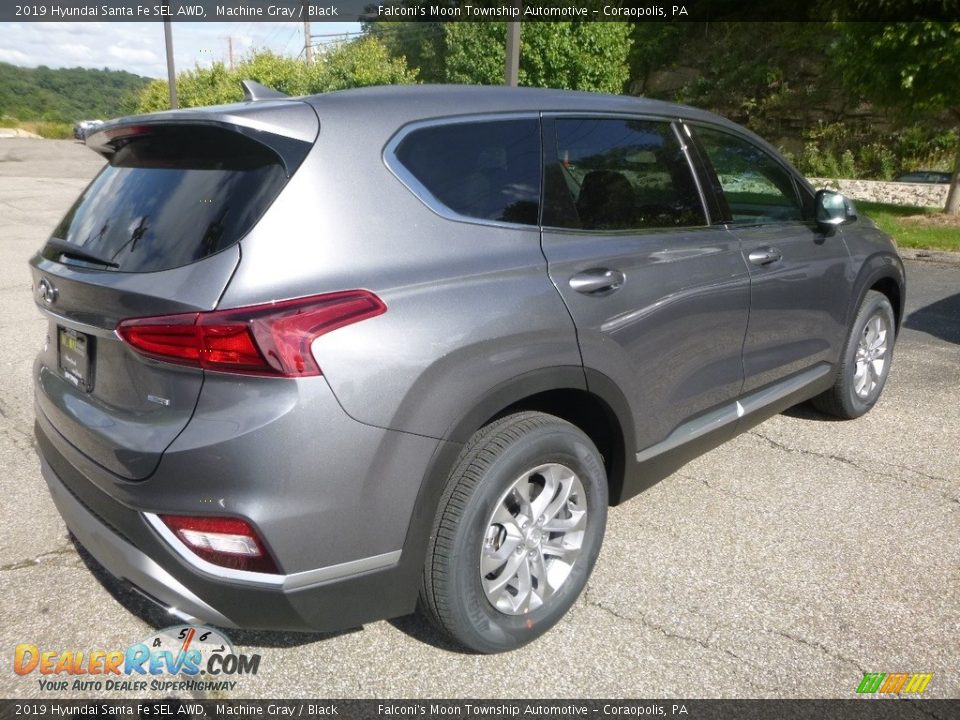 2019 Hyundai Santa Fe SEL AWD Machine Gray / Black Photo #2