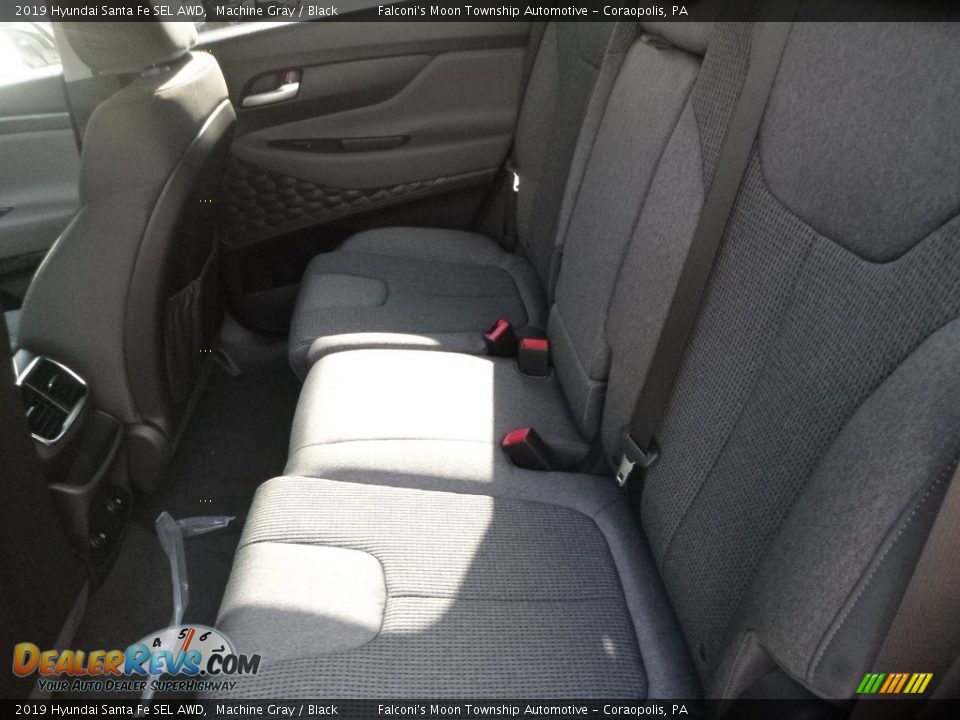 2019 Hyundai Santa Fe SEL AWD Machine Gray / Black Photo #8