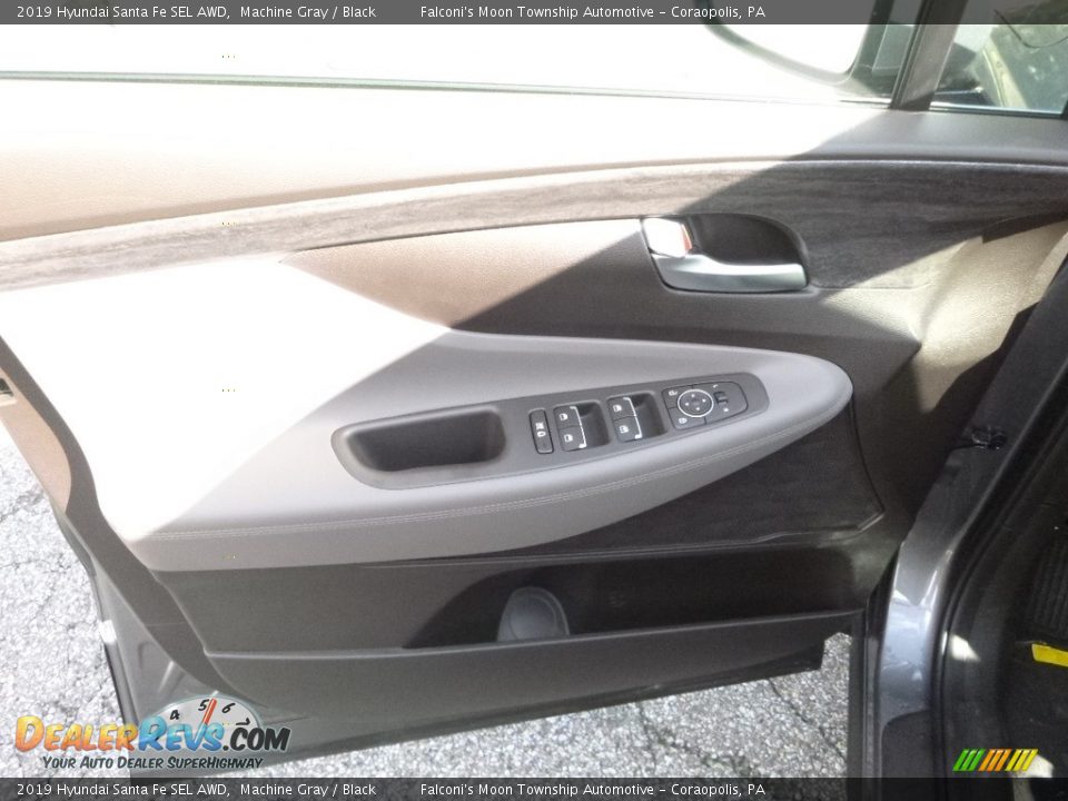 2019 Hyundai Santa Fe SEL AWD Machine Gray / Black Photo #10