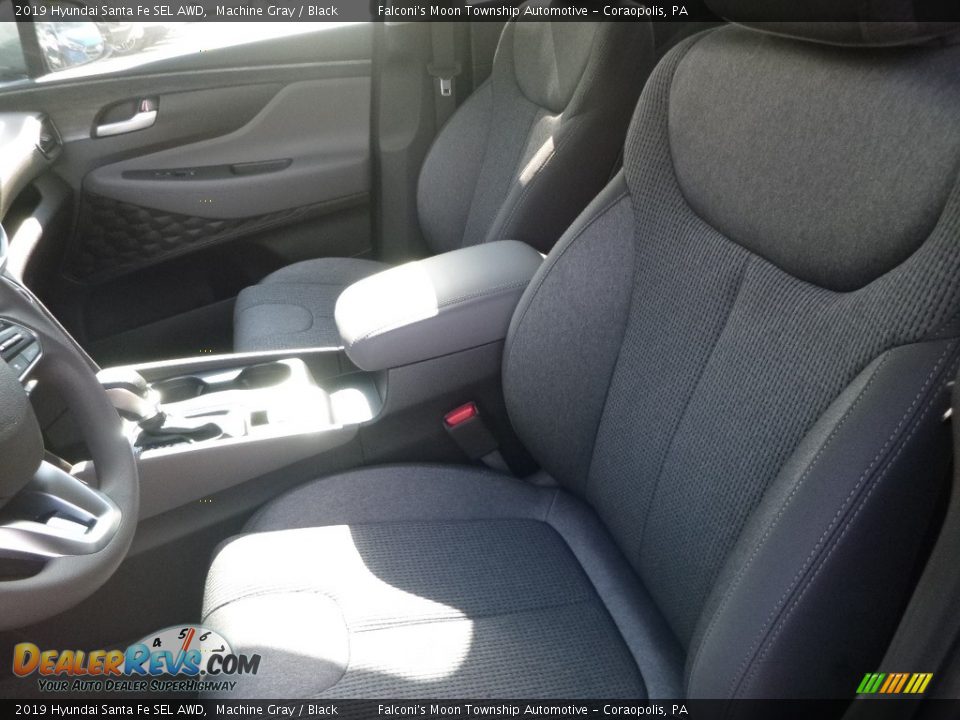 2019 Hyundai Santa Fe SEL AWD Machine Gray / Black Photo #11