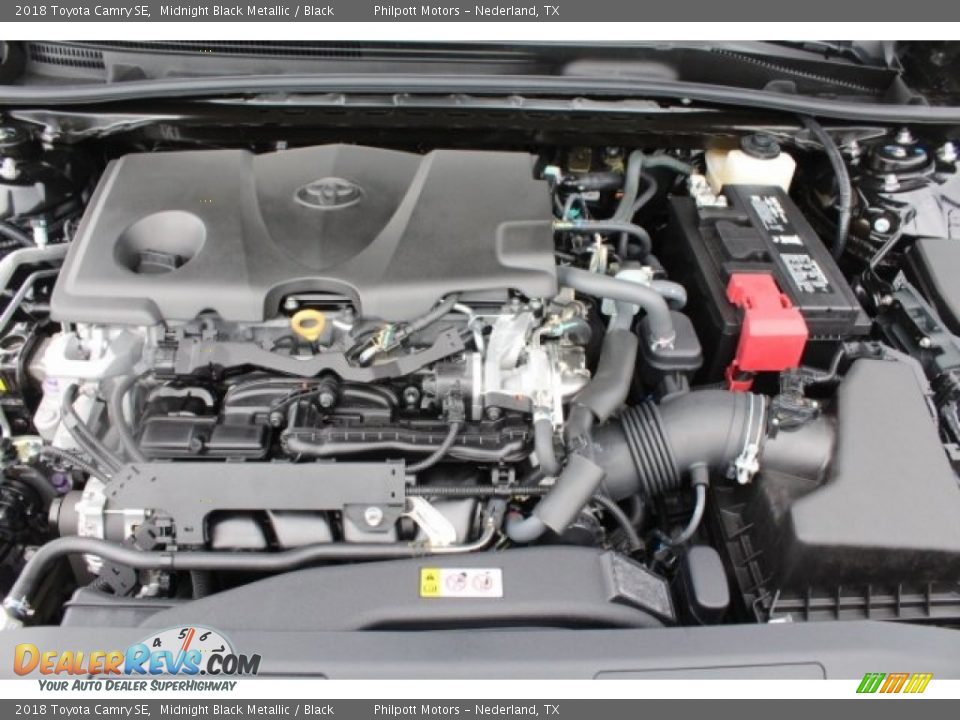 2018 Toyota Camry SE Midnight Black Metallic / Black Photo #32