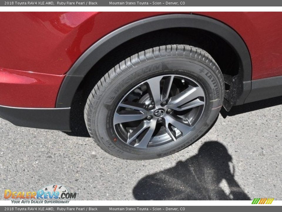 2018 Toyota RAV4 XLE AWD Ruby Flare Pearl / Black Photo #35