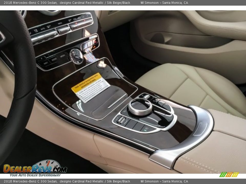 2018 Mercedes-Benz C 300 Sedan designo Cardinal Red Metallic / Silk Beige/Black Photo #7