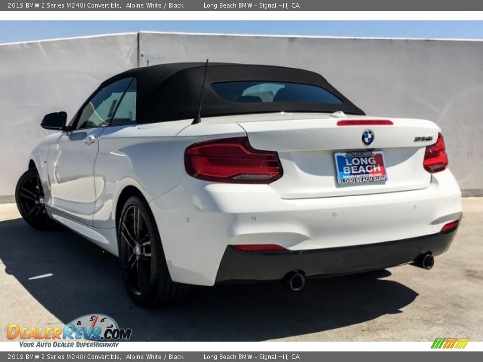 2019 BMW 2 Series M240i Convertible Alpine White / Black Photo #2