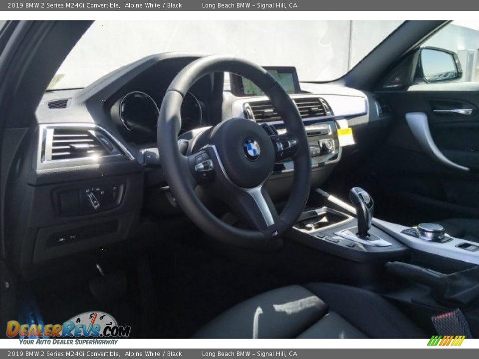 2019 BMW 2 Series M240i Convertible Alpine White / Black Photo #4