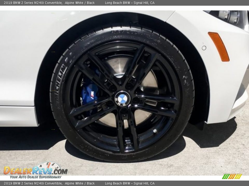 2019 BMW 2 Series M240i Convertible Alpine White / Black Photo #9