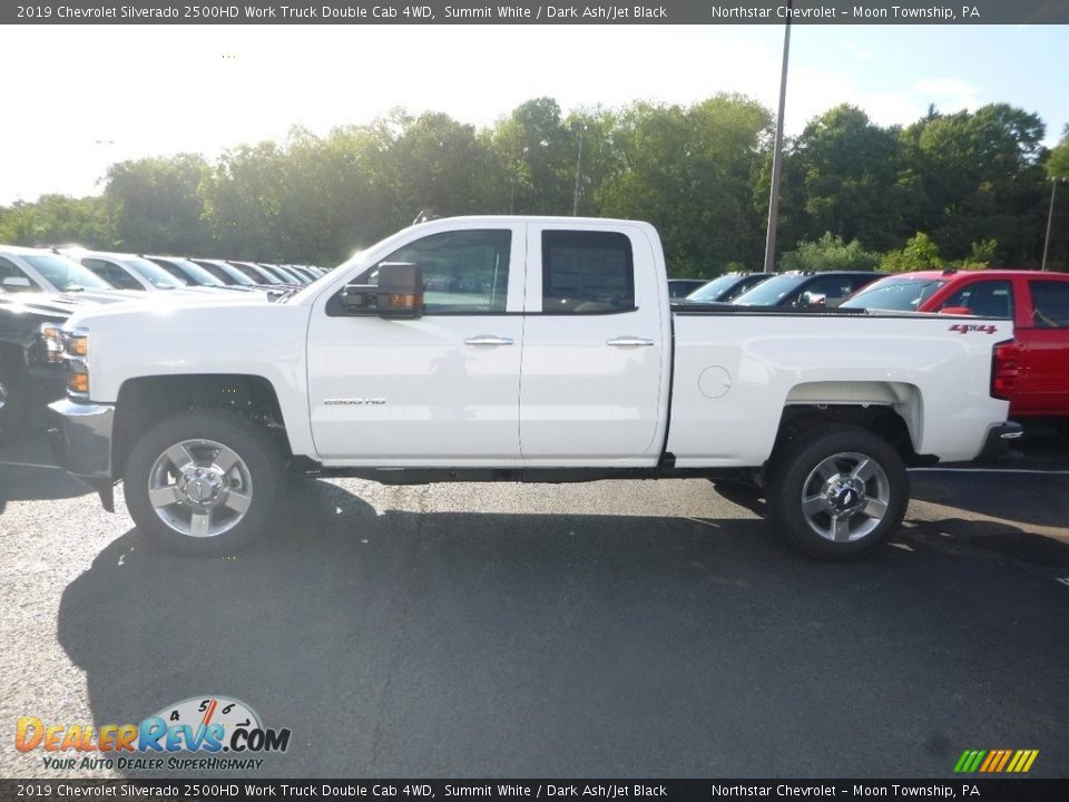 2019 Chevrolet Silverado 2500HD Work Truck Double Cab 4WD Summit White / Dark Ash/Jet Black Photo #2
