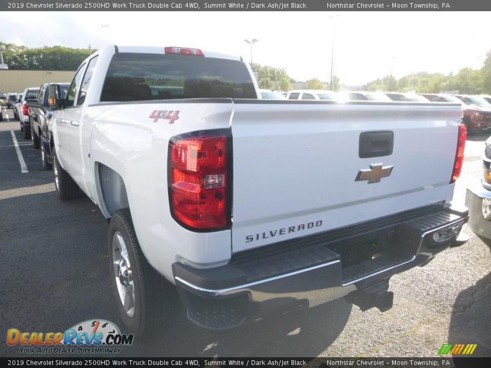 2019 Chevrolet Silverado 2500HD Work Truck Double Cab 4WD Summit White / Dark Ash/Jet Black Photo #3