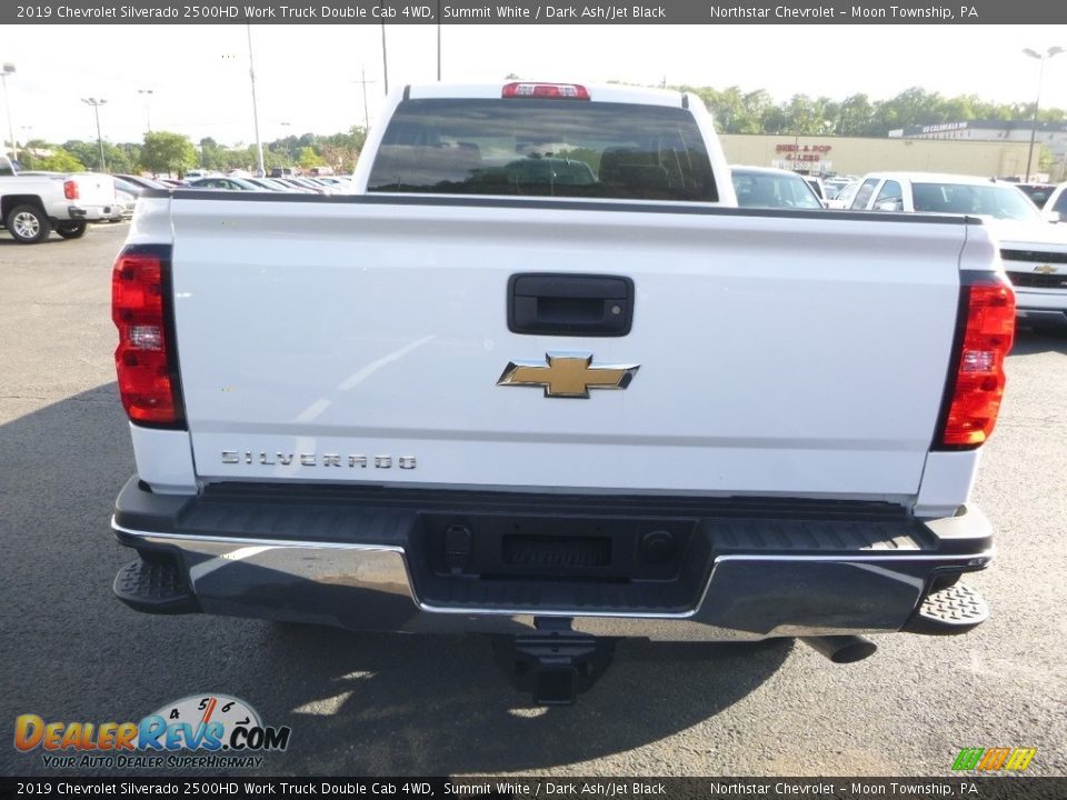2019 Chevrolet Silverado 2500HD Work Truck Double Cab 4WD Summit White / Dark Ash/Jet Black Photo #4