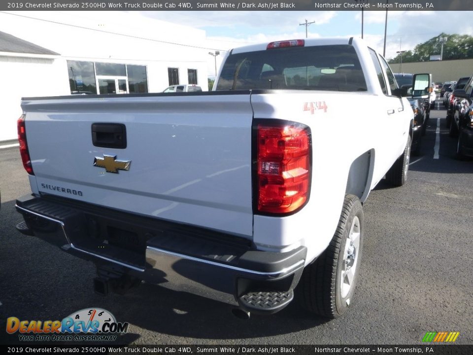 2019 Chevrolet Silverado 2500HD Work Truck Double Cab 4WD Summit White / Dark Ash/Jet Black Photo #5