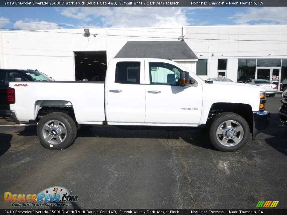 2019 Chevrolet Silverado 2500HD Work Truck Double Cab 4WD Summit White / Dark Ash/Jet Black Photo #6