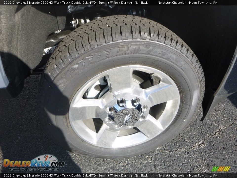2019 Chevrolet Silverado 2500HD Work Truck Double Cab 4WD Summit White / Dark Ash/Jet Black Photo #8