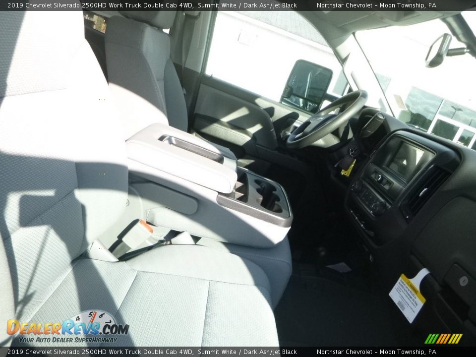 2019 Chevrolet Silverado 2500HD Work Truck Double Cab 4WD Summit White / Dark Ash/Jet Black Photo #9