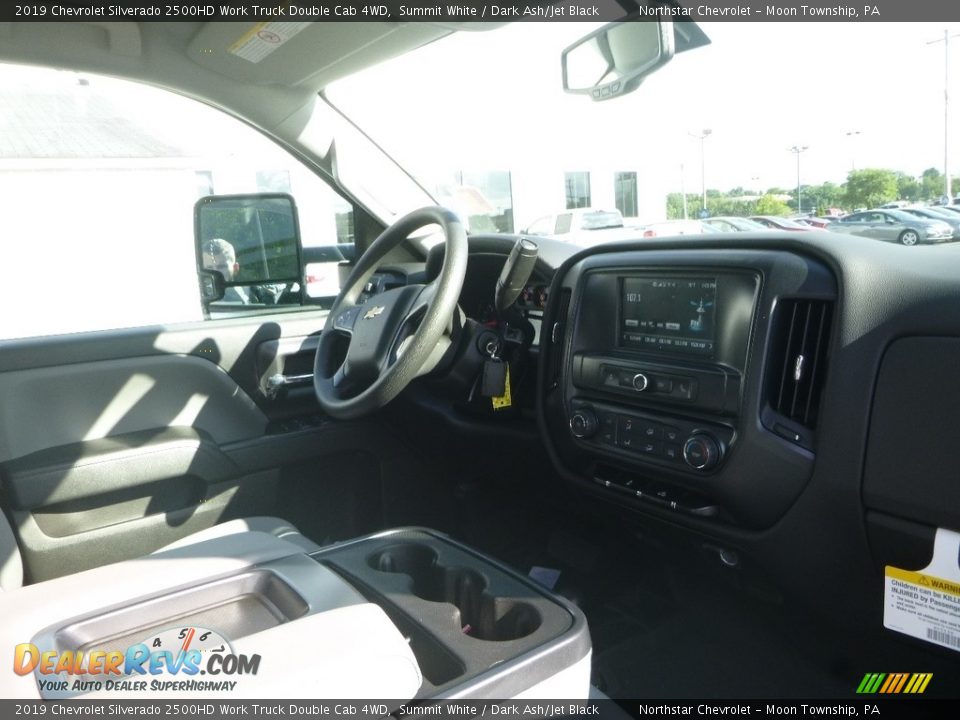 2019 Chevrolet Silverado 2500HD Work Truck Double Cab 4WD Summit White / Dark Ash/Jet Black Photo #10