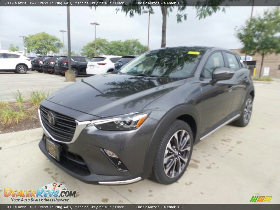 2019 Mazda CX-3 Grand Touring AWD Machine Gray Metallic / Black Photo #1