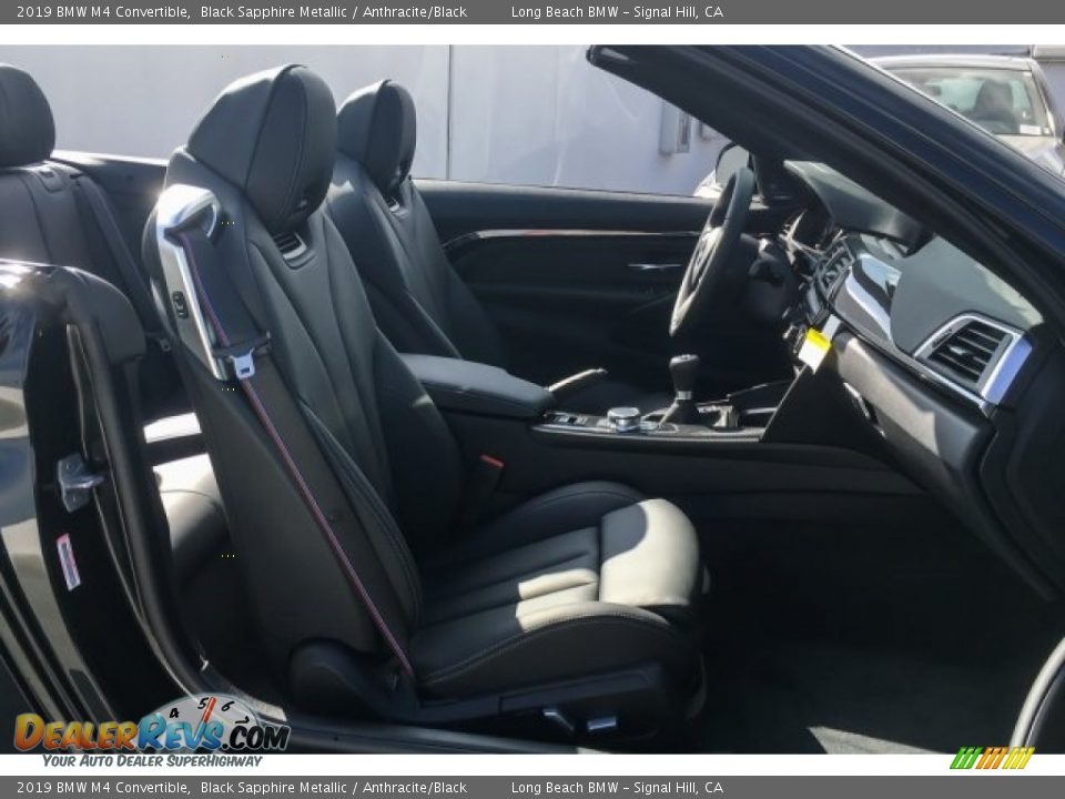 2019 BMW M4 Convertible Black Sapphire Metallic / Anthracite/Black Photo #5
