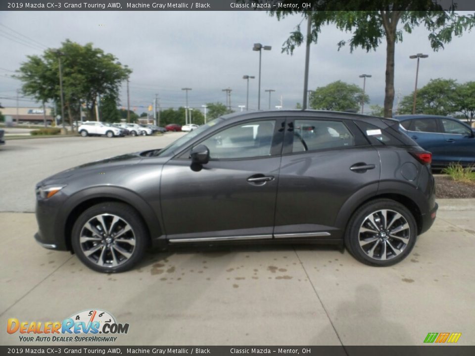 2019 Mazda CX-3 Grand Touring AWD Machine Gray Metallic / Black Photo #2