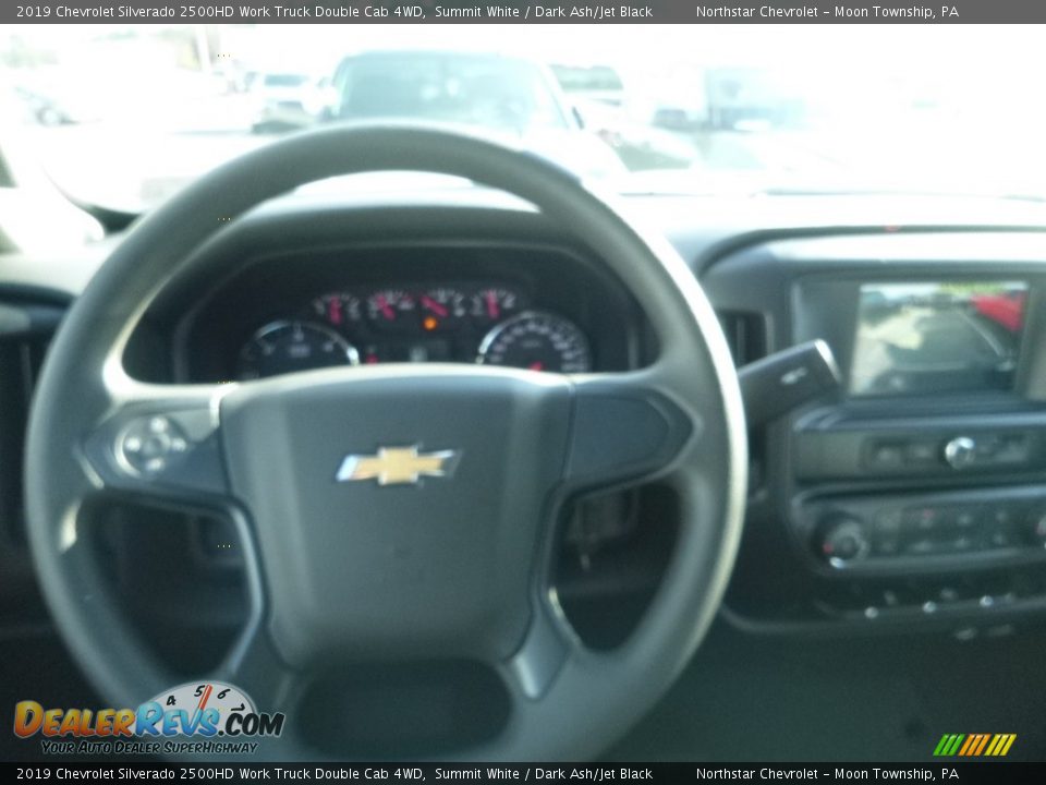 2019 Chevrolet Silverado 2500HD Work Truck Double Cab 4WD Summit White / Dark Ash/Jet Black Photo #20