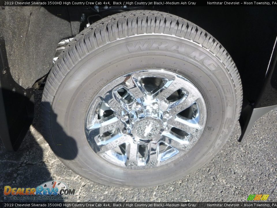 2019 Chevrolet Silverado 3500HD High Country Crew Cab 4x4 Black / High Country Jet Black/­Medium Ash Gray Photo #7