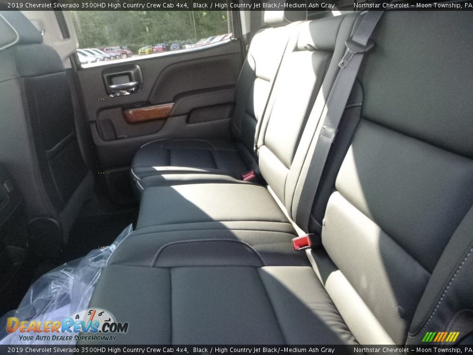 2019 Chevrolet Silverado 3500HD High Country Crew Cab 4x4 Black / High Country Jet Black/­Medium Ash Gray Photo #12