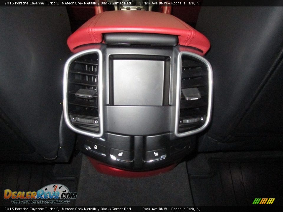 2016 Porsche Cayenne Turbo S Meteor Grey Metallic / Black/Garnet Red Photo #22