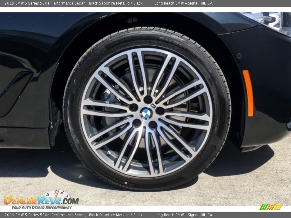 2019 BMW 5 Series 530e iPerformance Sedan Black Sapphire Metallic / Black Photo #9