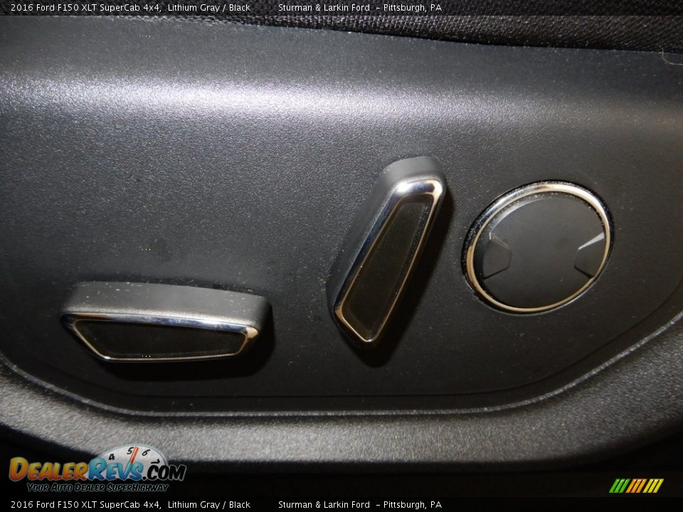 2016 Ford F150 XLT SuperCab 4x4 Lithium Gray / Black Photo #12